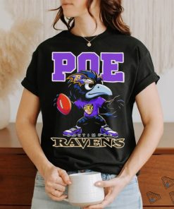 Official poe Mascot Play Football Baltimore Ravens Shirt