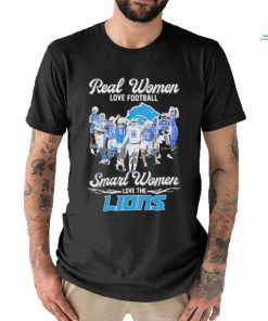 Official real Women Love Football Smart Women Love The Detroit Lions Team 2024 NFC Championship Game Shirt