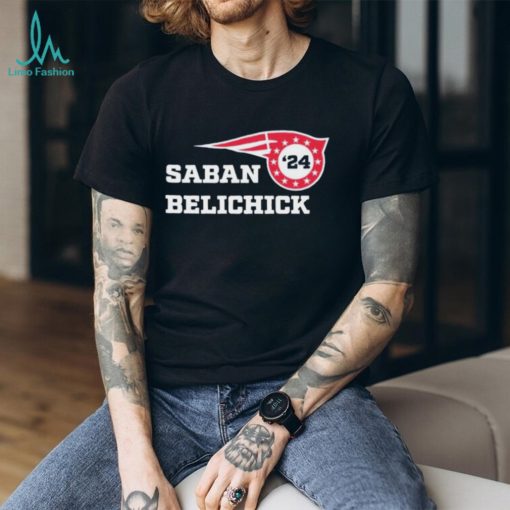 Official saban Belichick ’24 alabama And New England Patriot Logo Shirt