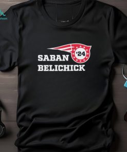 Official saban Belichick ’24 alabama And New England Patriot Logo Shirt