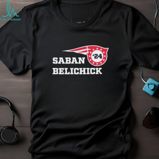 Official saban Belichick ’24 alabama And New England Patriot Logo Shirt