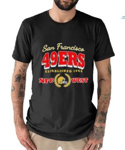 Official san Francisco 49ers Established 1946 NFC West T Shirt