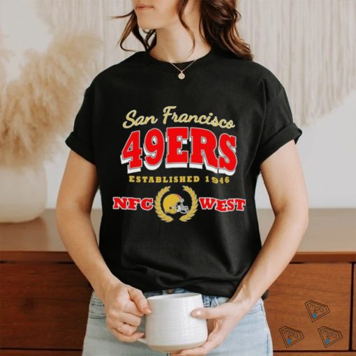 Official san Francisco 49ers Established 1946 NFC West T Shirt