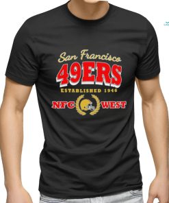 Official san Francisco 49ers Established 1946 NFC West T Shirt