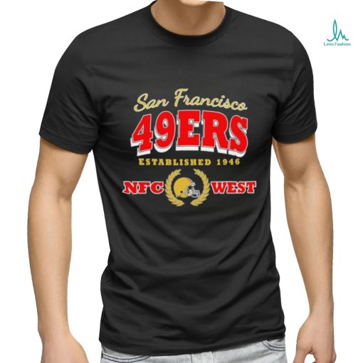 Official san Francisco 49ers Established 1946 NFC West T Shirt