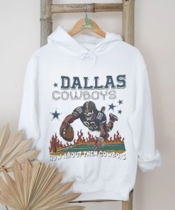 Official skeleton How About Them Cowboys Shirt