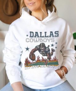 Official skeleton How About Them Cowboys Shirt