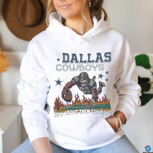 Official skeleton How About Them Cowboys Shirt