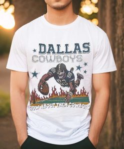 Official skeleton How About Them Cowboys Shirt
