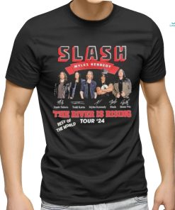 Official slash Myles Kennedy The River Is Rising Tour’s Signatures Shirt