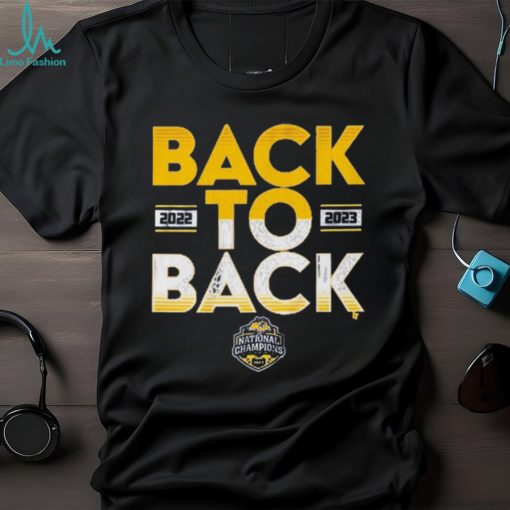 Official south Dakota State Football Back to back National Champions Logo Shirt