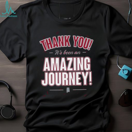 Official thank You Nick Saban It’s Been An Amazing Journey Shirt