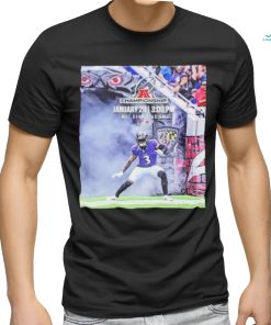 Official the AFC Championship Goes Through Baltimore Ravens January 28th 2024 At M And T Bank Stadium Shirt