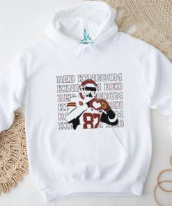 Official travis Kelce Red Kingdom Hand Heart Shirt