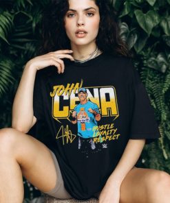 Official wWE John Cena Hustle, Loyalty Respect Marker Shirt