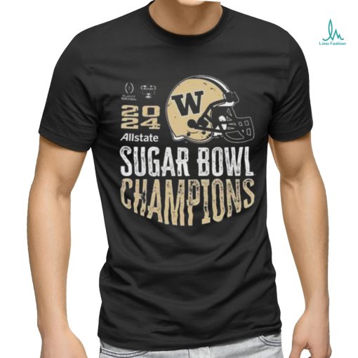 Official washington Huskies 2024 Sugar Bowl Champions Purple Helmet Shirt