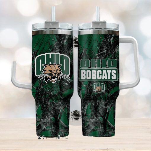 Ohio Bobcats Realtree Hunting 40oz Tumbler