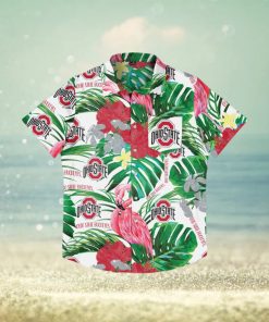 Ohio State Buckeyes Flamingo Hawaiian Shirt