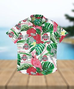 Ohio State Buckeyes Flamingo Hawaiian Shirt