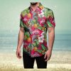 Ohio State Buckeyes Flamingo Hawaiian Shirt