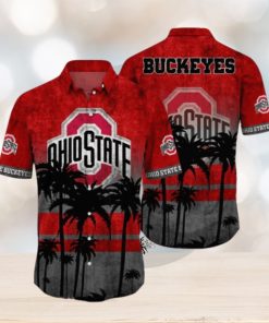 Ohio State Buckeyes Logo Coconut Tropical Hawaiian Shirt Beach Gift For Fans