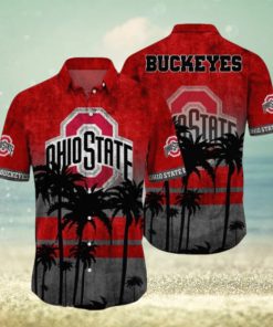 Ohio State Buckeyes Logo Coconut Tropical Hawaiian Shirt Beach Gift For Fans