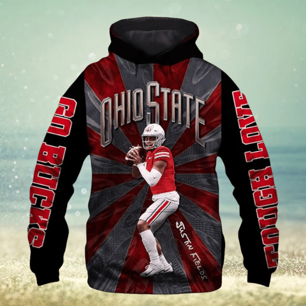 Ohio State Buckeyes Nfl Justin Fields All Over Print Hoodie Ohio State Buckeyes Nfl Justin Fields All Over Print Hoodie