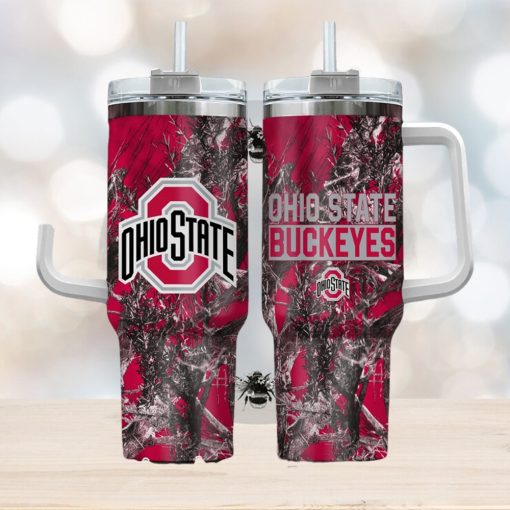 Ohio State Buckeyes Realtree Hunting 40oz Tumbler