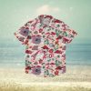 Ohio State Buckeyes Floral Hawaiian Shirt