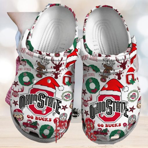 Ohio State Go Bucks Christmas Crocs