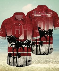 Oklahoma Sooners Logo Coconut Tropical Hawaiian Shirt Beach Gift For Fans