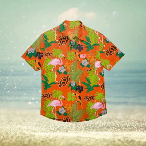 Oklahoma State Cowboys Floral Hawaiian Shirt