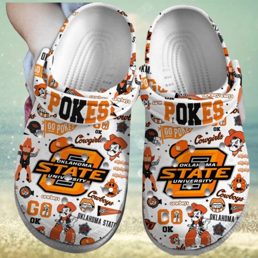 Oklahoma State Cowboys NCAA Sport Crocs Crocband Clogs Shoes Comfortable For Men Women and Kids – Footwearelite Exclusive