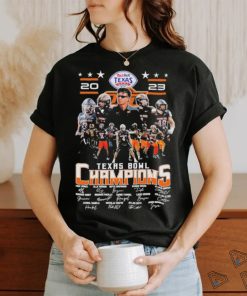 Oklahoma State Cowboys taxact texas 2023 champions signatures shirt