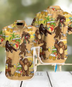 Oktoberfest Bigfoot Summer Beer Hawaiian Shirt Aloha Casual Shirt For Men And Women