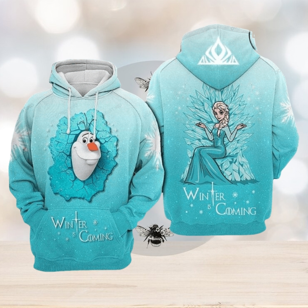 Olaf Elsa Frozen Winter Is Coming Limited Edition 3d Hoodie Olaf Elsa Frozen Winter Is Coming Limited Edition 3d Hoodie