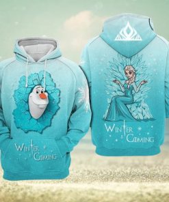 Olaf Elsa Frozen Winter Is Coming Limited Edition 3d Hoodie