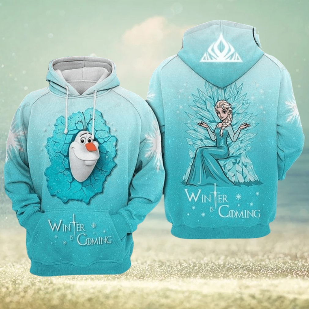 Olaf Elsa Frozen Winter Is Coming Limited Edition 3d Hoodie Olaf Elsa Frozen Winter Is Coming Limited Edition 3d Hoodie
