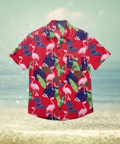 Ole Miss Rebels Floral Hawaiian Shirt