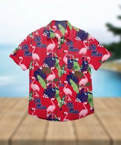 Ole Miss Rebels Floral Hawaiian Shirt