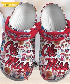 Ole Miss Rebels Hotty Toddy Crocs For Adults