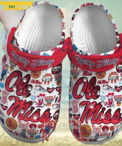 Ole Miss Rebels Hotty Toddy Crocs For Adults