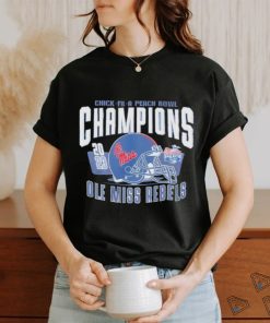 Ole Miss Rebels football chick fil a peach bowl champions shirt
