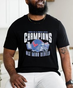 Ole Miss Rebels football chick fil a peach bowl champions shirt