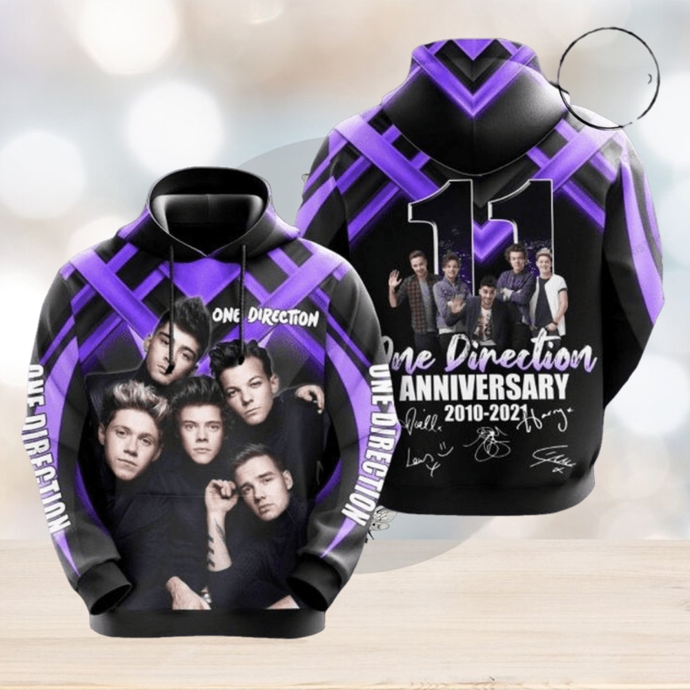 One Direction 11th Anniversary 2010 2021 Signature Design Gift For Fan Custom Ed All Over Print Hoodie One Direction 11th Anniversary 2010 2021 Signature Design Gift For Fan Custom Ed All Over Print Hoodie