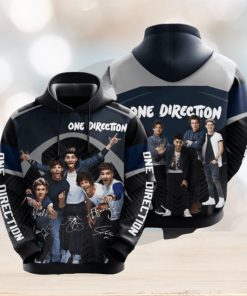 One Direction Signature Design Gift For Fan Custom Ed Awesome 3D Hoodie