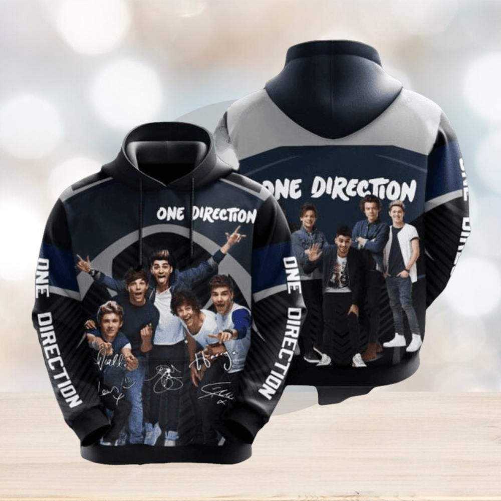 One Direction Signature Design Gift For Fan Custom Ed Awesome 3D Hoodie One Direction Signature Design Gift For Fan Custom Ed Awesome 3D Hoodie