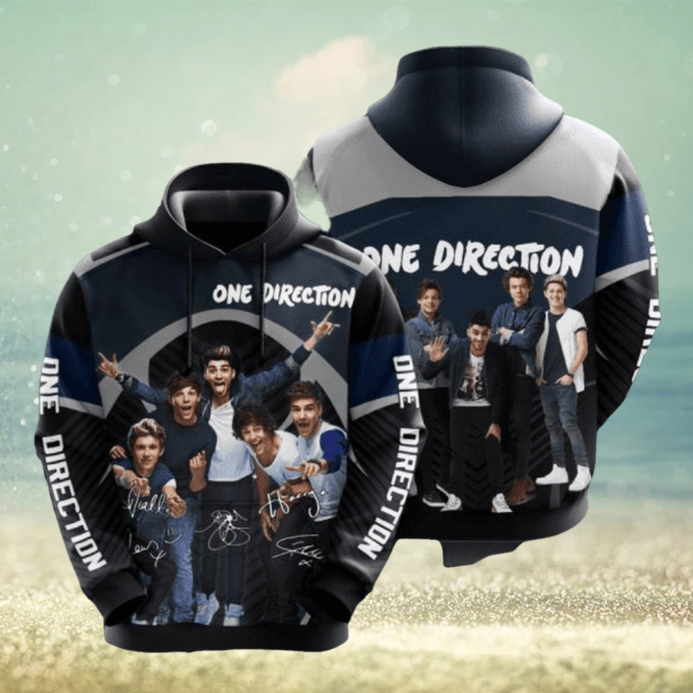 One Direction Signature Design Gift For Fan Custom Ed Awesome 3D Hoodie One Direction Signature Design Gift For Fan Custom Ed Awesome 3D Hoodie