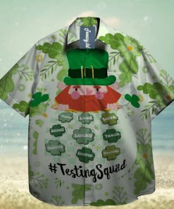 One Lucky Testing Squad St Patrick School Hawaiian Shirt