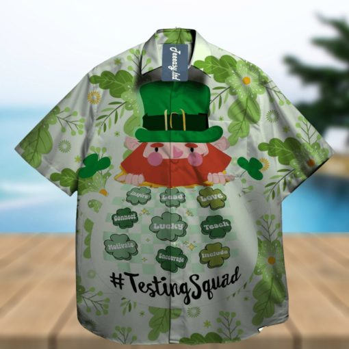 One Lucky Testing Squad St Patrick School Hawaiian Shirt